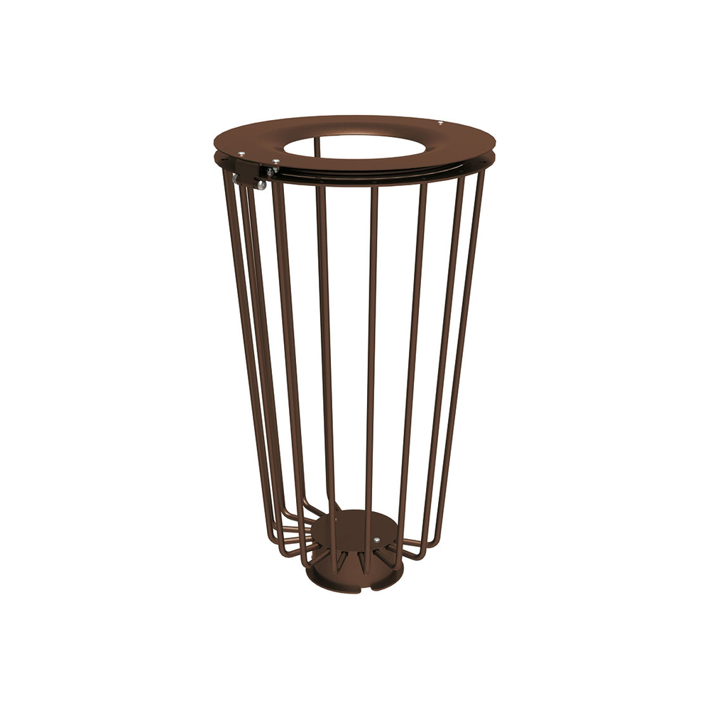 Corbeille Lofoten Vigipirate 100 litres RAL8017 - PROCITY - 208099.8017