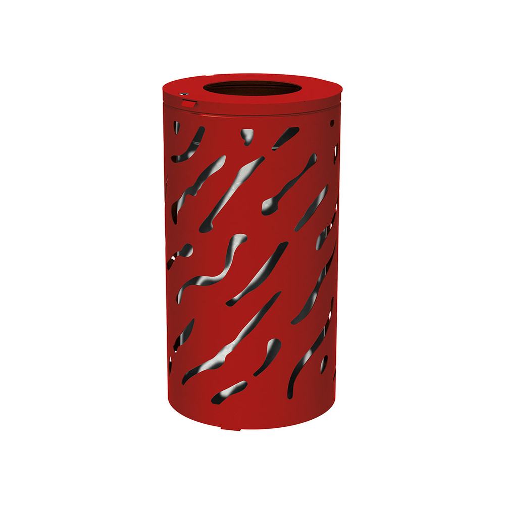 Corbeille Venise 80 ou 120 litres RAL3004 - seau Galva - PROCITY - 208102.3004