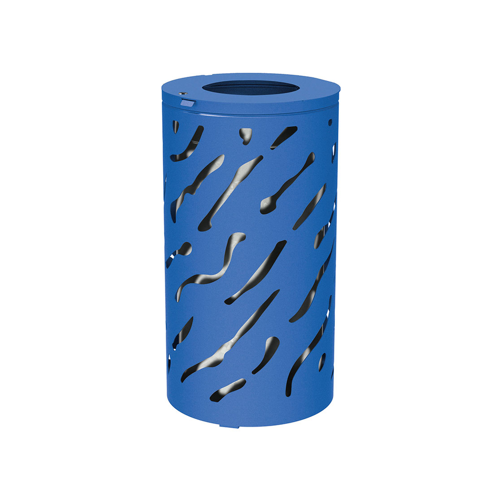 Corbeille Venise 80 ou 120 litres RAL5010 - seau Galva - PROCITY - 208102.5010