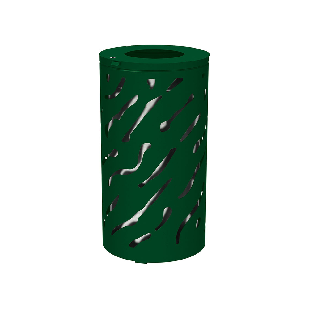 Corbeille Venise 80 ou 120 litres RAL6005 - seau Galva - PROCITY - 208102.6005