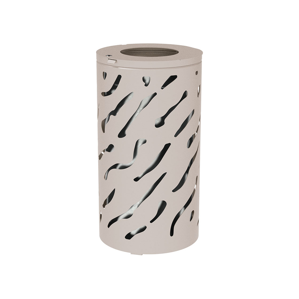 Corbeille Venise 80 ou 120 litres RAL7044 - seau Galva - PROCITY - 208102.7044