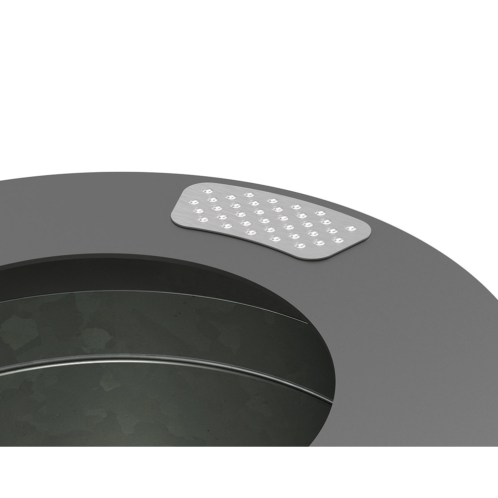 Corbeille Olbia 80 ou 120 litres Gris PROCITY - 208104.GPRO