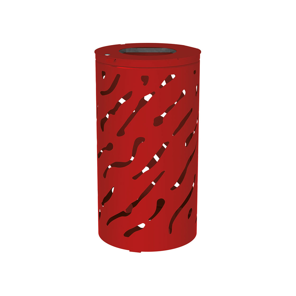 Corbeille Venise 80 ou 120 litres RAL3004 - Sans seau - PROCITY - 208108.3004