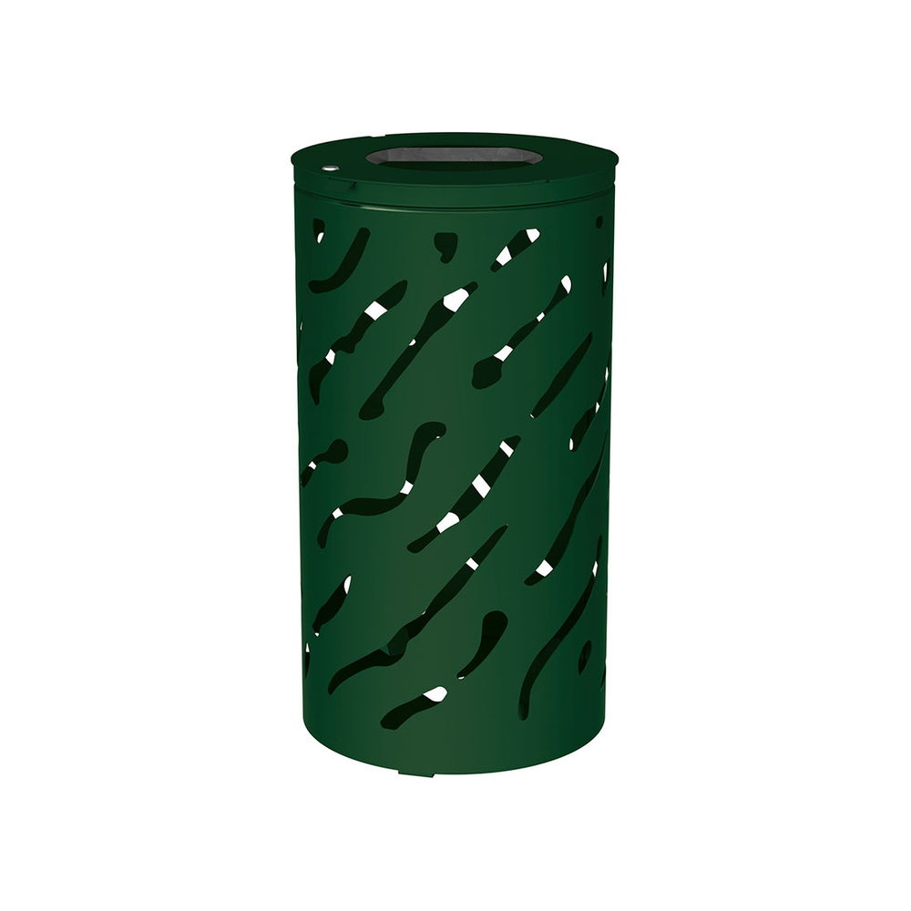 Corbeille Venise 80 ou 120 litres RAL6005 - Sans seau - PROCITY - 208108.6005