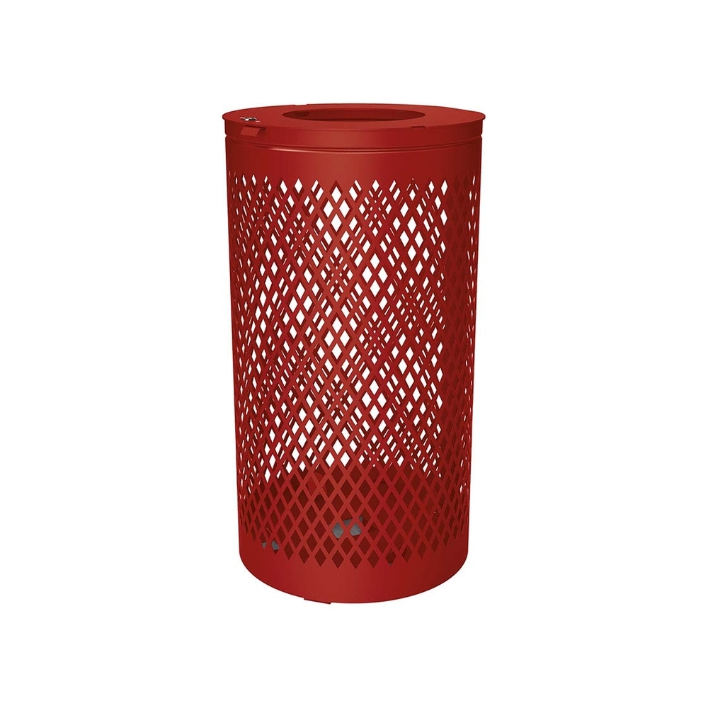 Corbeille Losange 120 litres RAL3004 - PROCITY - 208109.3004