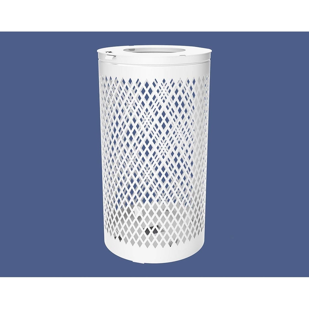 Corbeille Losange 120 litres RAL9010 - PROCITY - 208109.9010