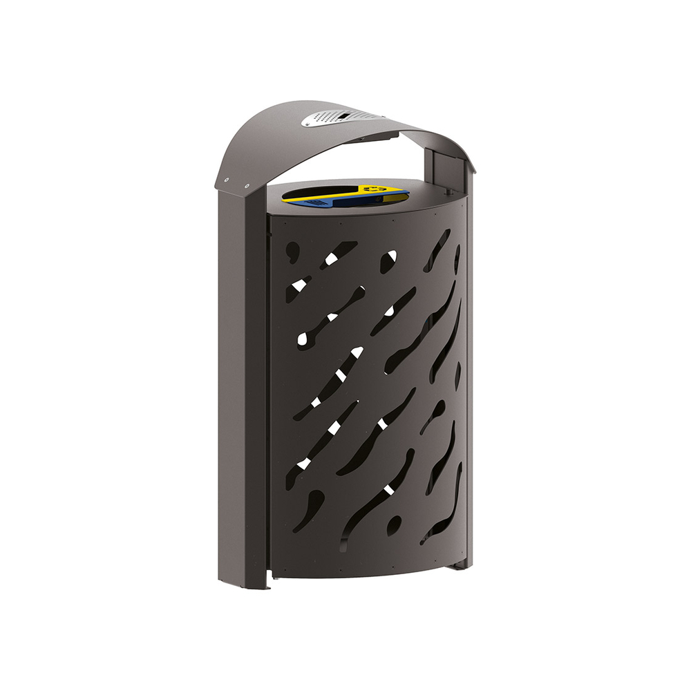 Corbeille Venise Tri sélectif 2x60 litres Gris PROCITY - 208123.GPRO