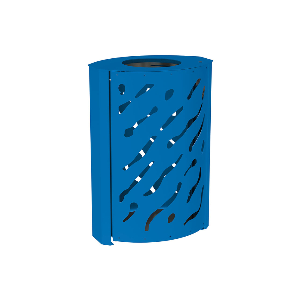 Corbeille Venise 120 litres RAL5010 - Standard - PROCITY - 208127.5010