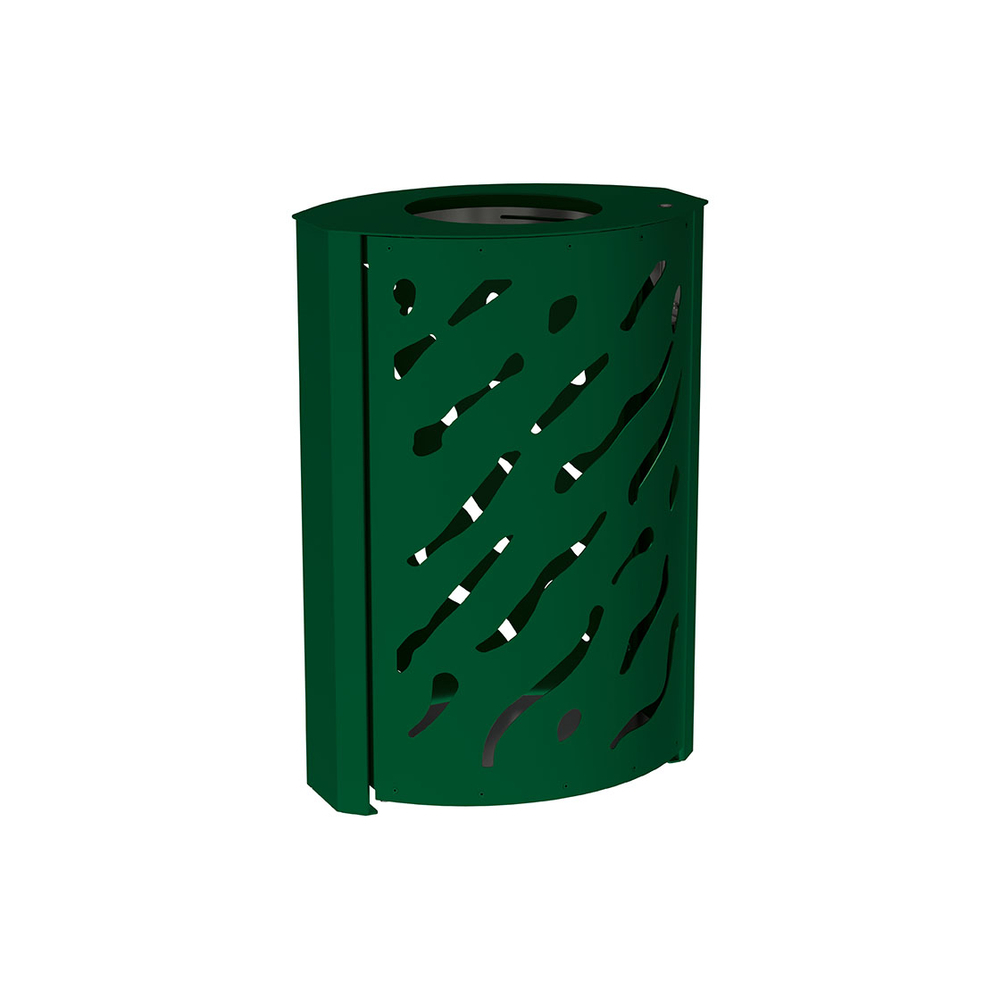 Corbeille Venise 120 litres RAL6005 - Standard - PROCITY - 208127.6005