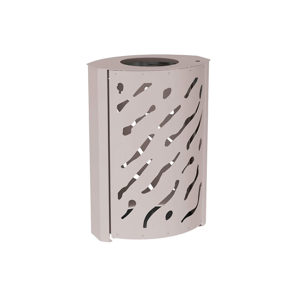 Corbeille Venise 120 litres RAL7044 - Standard - PROCITY - 208127.7044