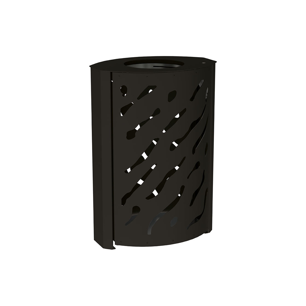 Corbeille Venise 120 litres RAL9005 - Standard - PROCITY - 208127.9005