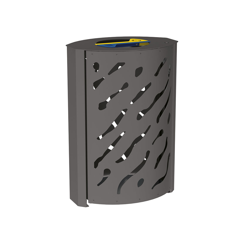 Corbeille Venise Tri sélectif 2x60 litres Gris PROCITY - 208128.GPRO