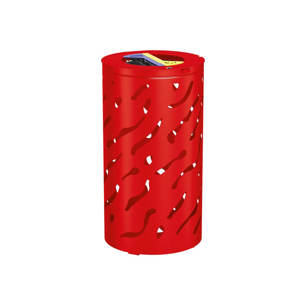 Corbeille Venise Tri sélectif RAL3020 - PROCITY - 208147.3020