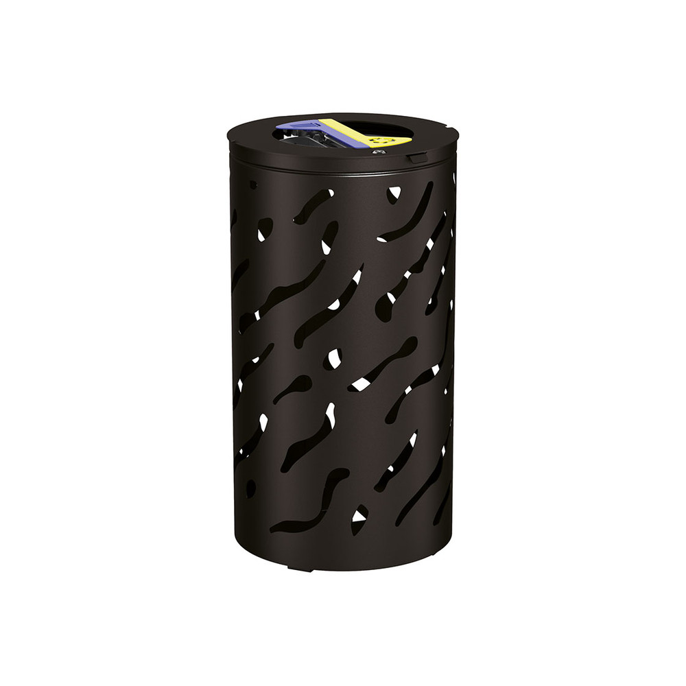 Corbeille Venise Tri sélectif RAL9005 - PROCITY - 208147.9005