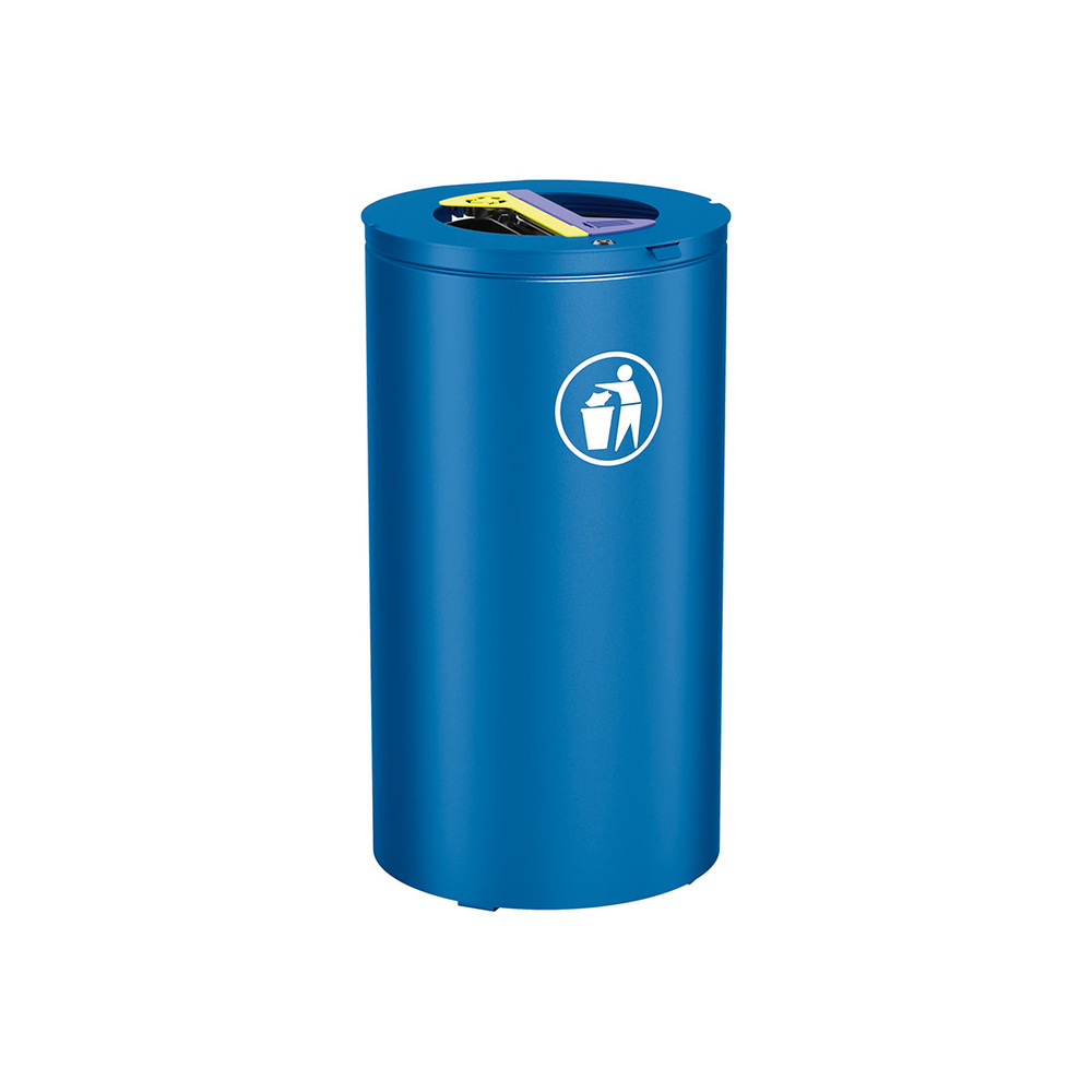 Corbeille Olbia Tri sélectif RAL5010 - PROCITY - 208148.5010