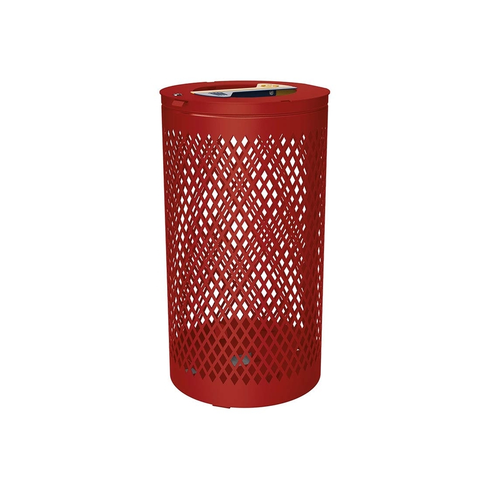 Corbeille Losange Tri sélectif RAL3004 - PROCITY - 208149.3004