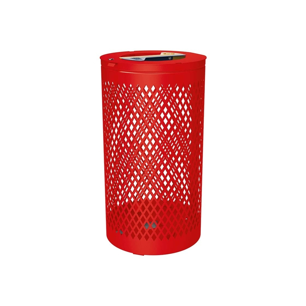 Corbeille Losange Tri sélectif RAL3020 - PROCITY - 208149.3020