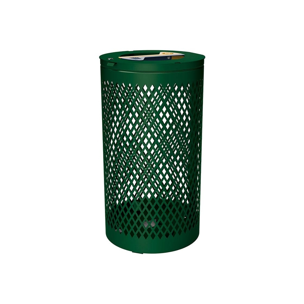 Corbeille Losange Tri sélectif RAL6005 - PROCITY - 208149.6005