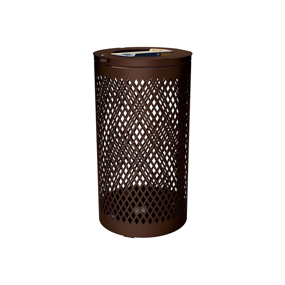 Corbeille Losange Tri sélectif RAL8017 - PROCITY - 208149.8017