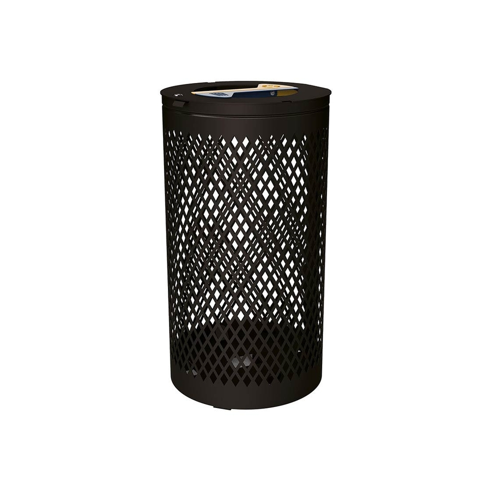 Corbeille Losange Tri sélectif RAL9005 - PROCITY - 208149.9005