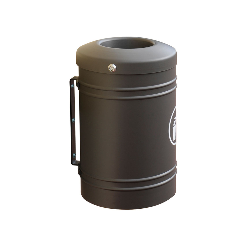 Corbeille Esterel 40 litres Gris PROCITY - 208150.GPRO