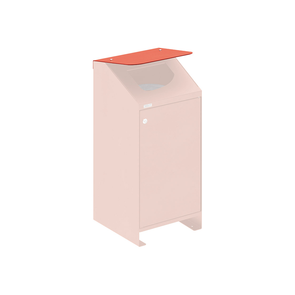 Couvercle pour corbeille Berlin RAL3004 - PROCITY - 208152.3004
