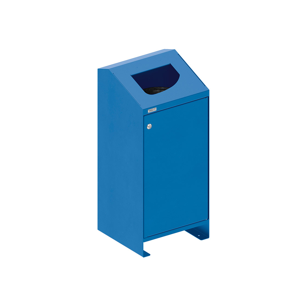 Corbeille Berlin 100 litres RAL5010 - PROCITY - 208156.5010