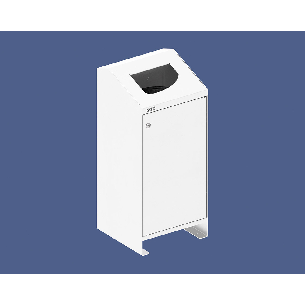 Corbeille Berlin 100 litres RAL9010 - PROCITY - 208156.9010