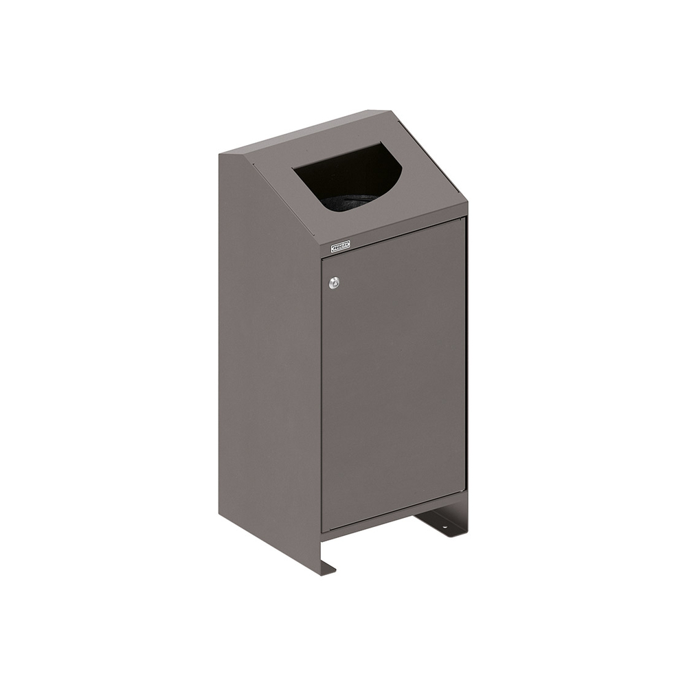 Corbeille Berlin 100 litres Gris PROCITY - 208156.GPRO