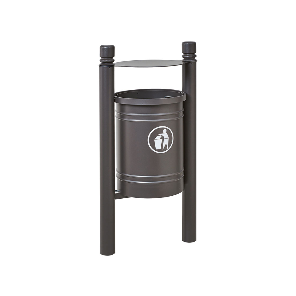 Corbeille Saintonge City 40 litres Gris PROCITY - 208225.GPRO