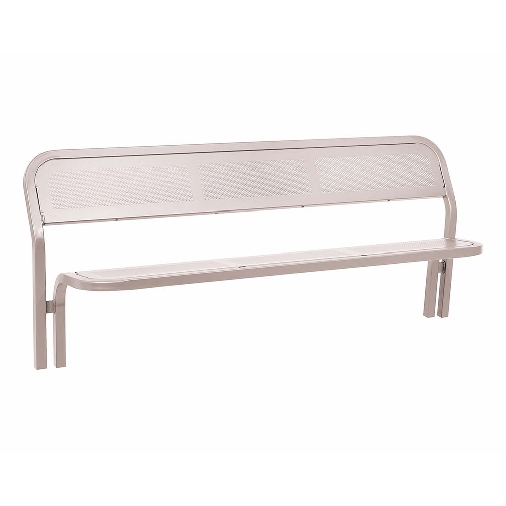 Banc acier Conviviale RAL7044 - PROCITY - 209020.7044