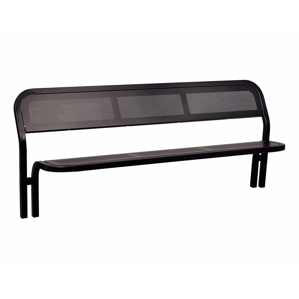 Banc acier Conviviale RAL9005 - PROCITY - 209020.9005