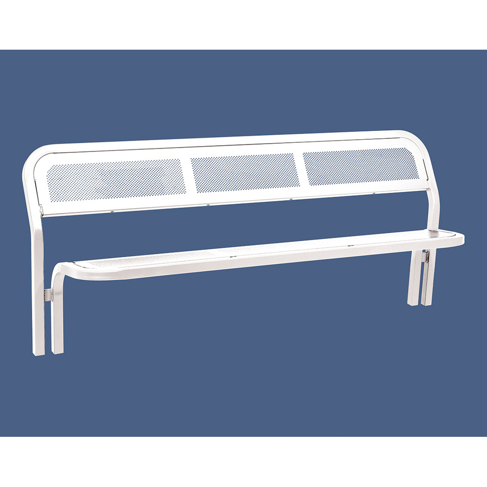 Banc acier Conviviale RAL9010 - PROCITY - 209020.9010