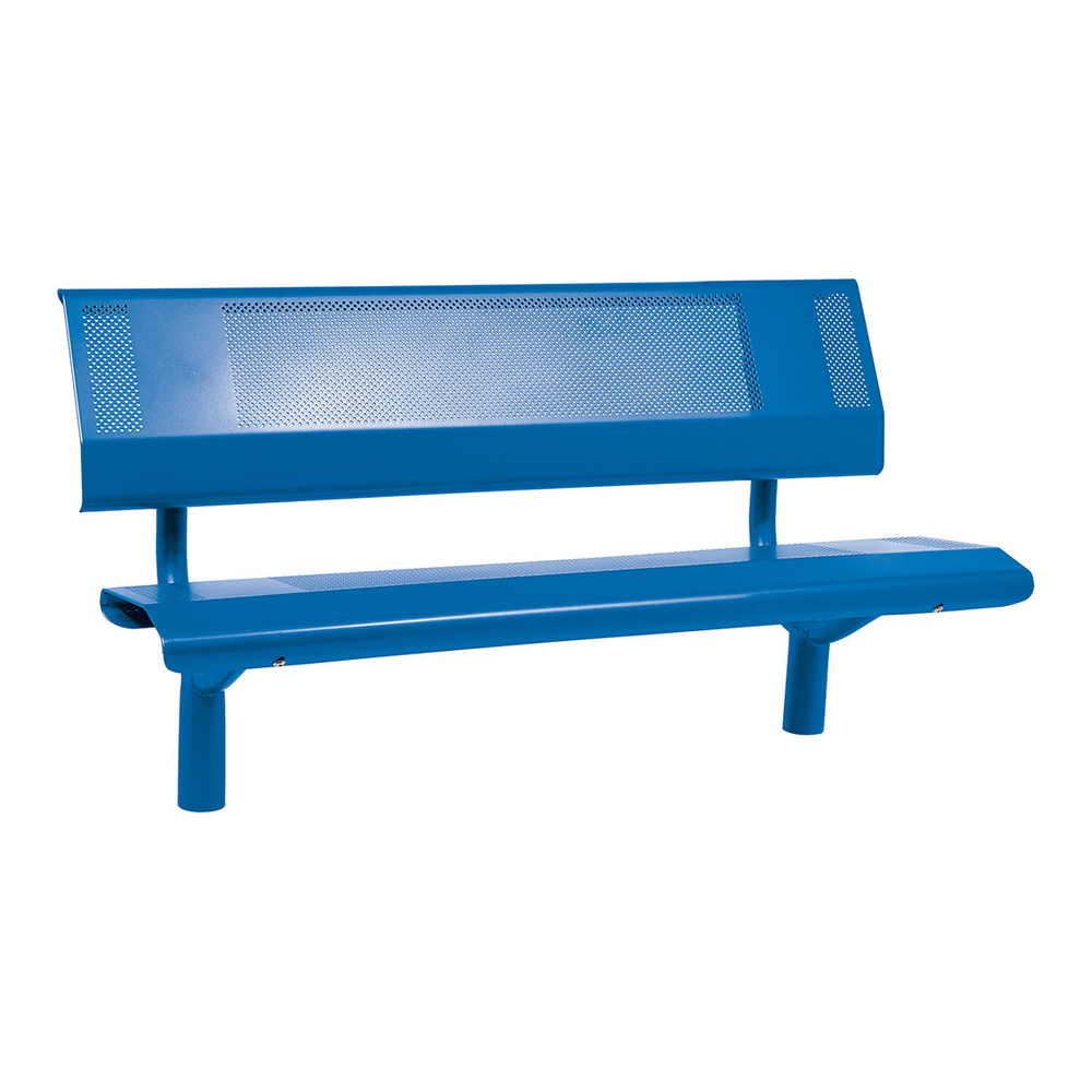 Banc acier Oslo RAL5010 - 1500mm - PROCITY - 209120.5010