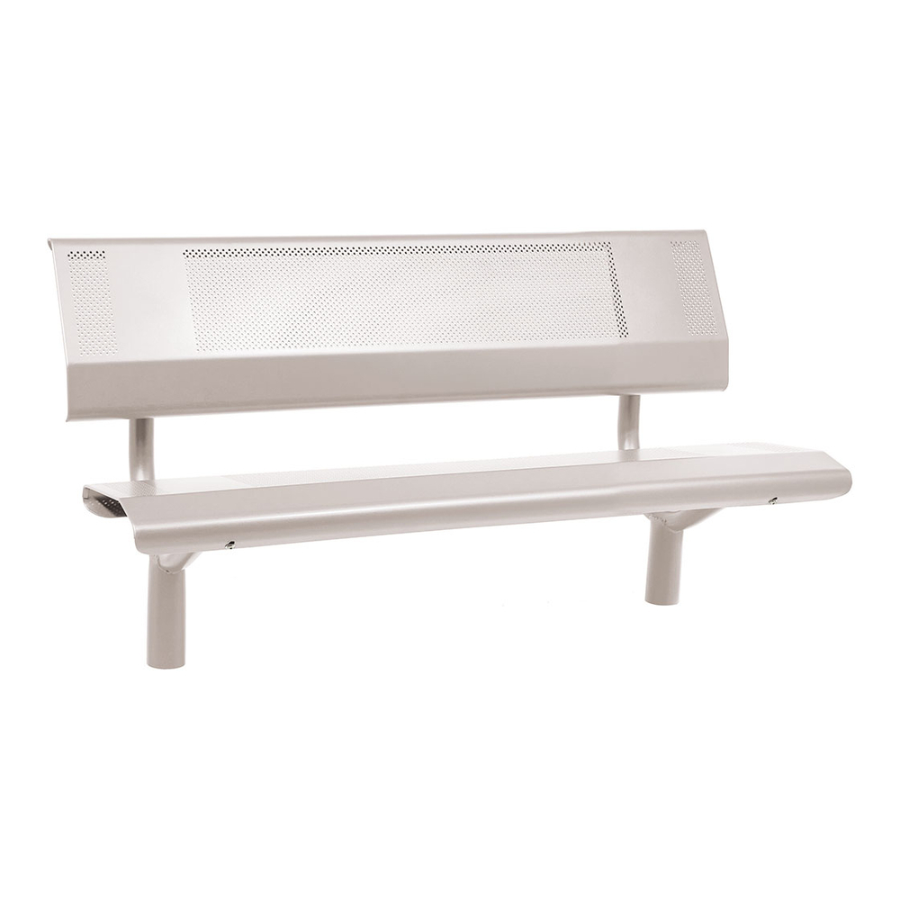 Banc acier Oslo RAL7044 - 1500mm - PROCITY - 209120.7044