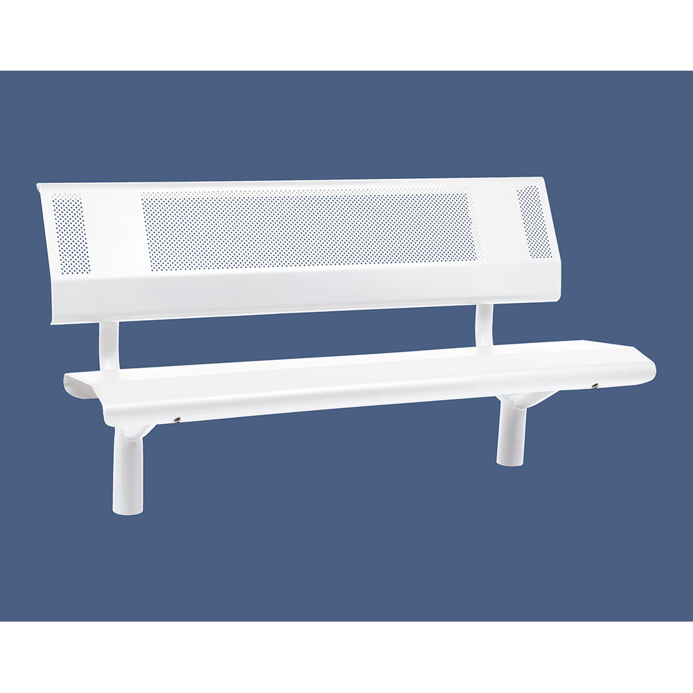 Banc acier Oslo RAL9010 - 1500mm - PROCITY - 209120.9010