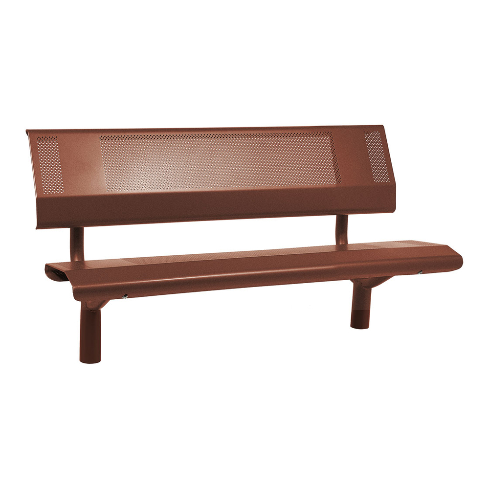 Banc acier Oslo Aspect Corten - 1500mm - PROCITY - 209120.S025