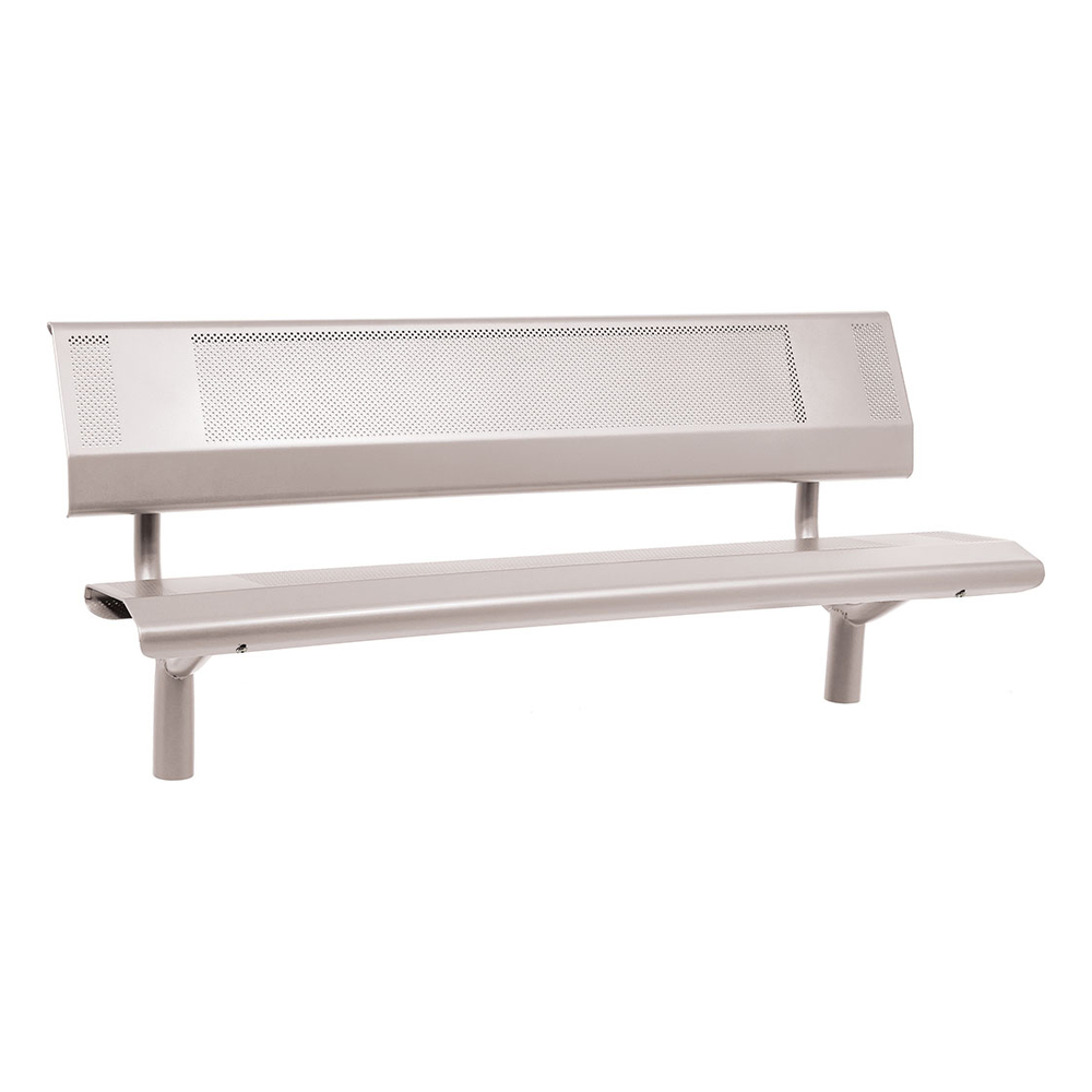 Banc acier Oslo RAL7044 - 1800mm - PROCITY - 209121.7044
