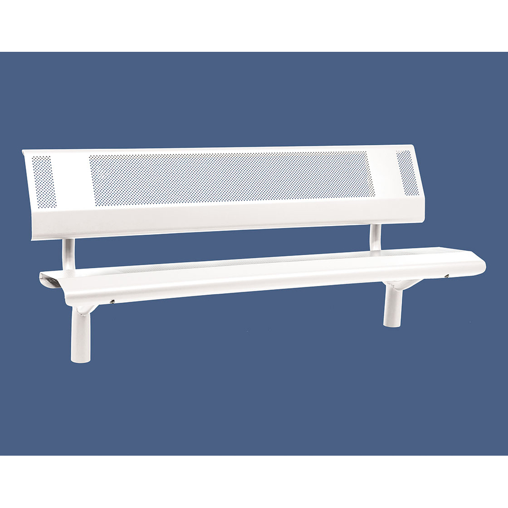 Banc acier Oslo RAL9010 - 1800mm - PROCITY - 209121.9010