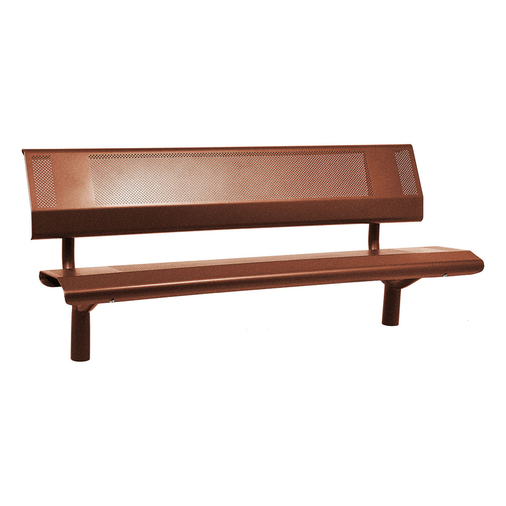 Banc acier Oslo Aspect Corten - 1800mm - PROCITY - 209121.S025