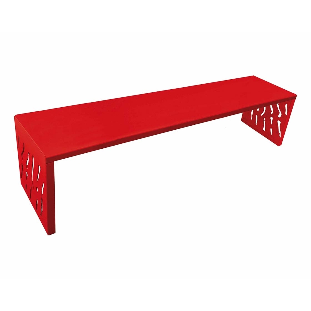 Banquette Venise acier RAL3020 - PROCITY - 209164.3020