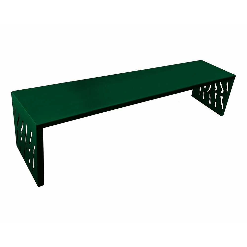 Banquette Venise acier RAL6005 - PROCITY - 209164.6005