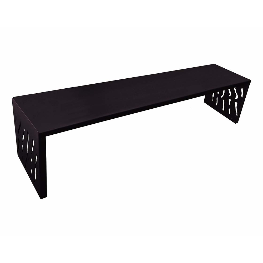 Banquette Venise acier RAL9005 - PROCITY - 209164.9005