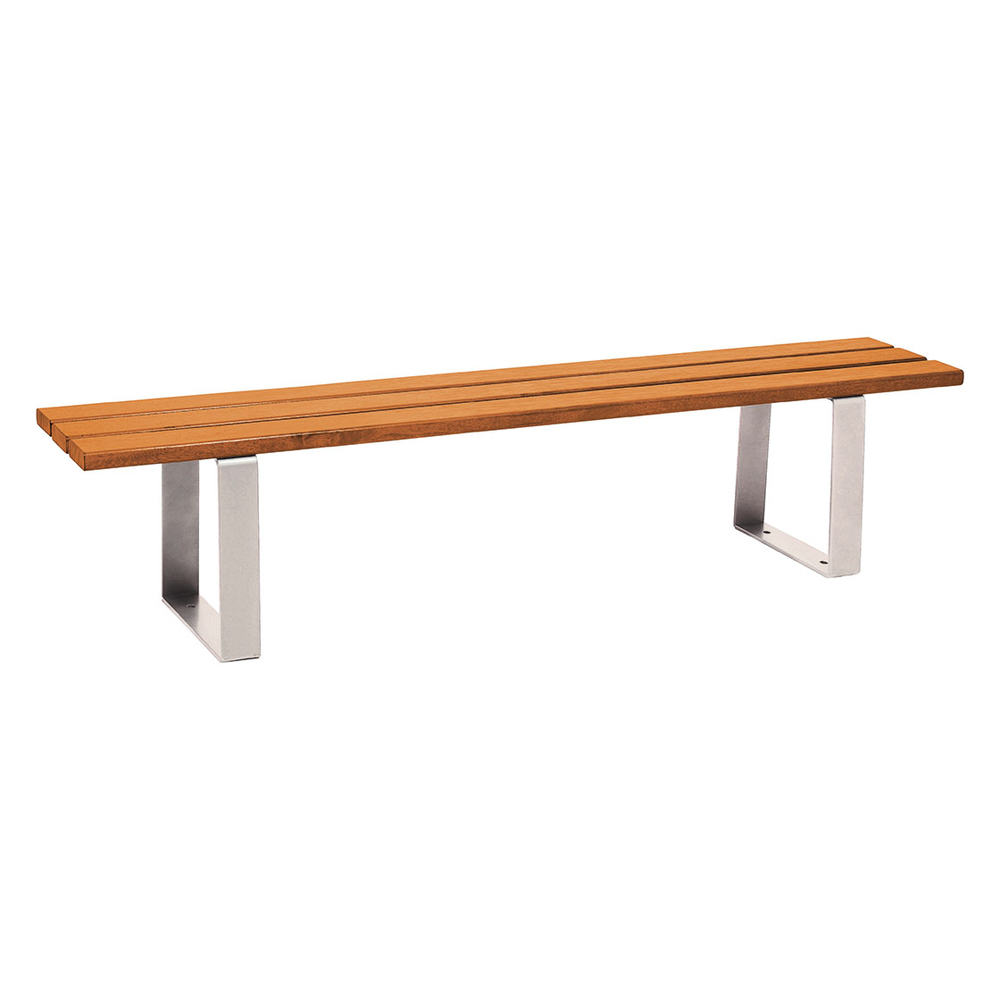 Banquette Riga RAL7044 - lasuré chêne clair - PROCITY - 209186.7044.CHEC