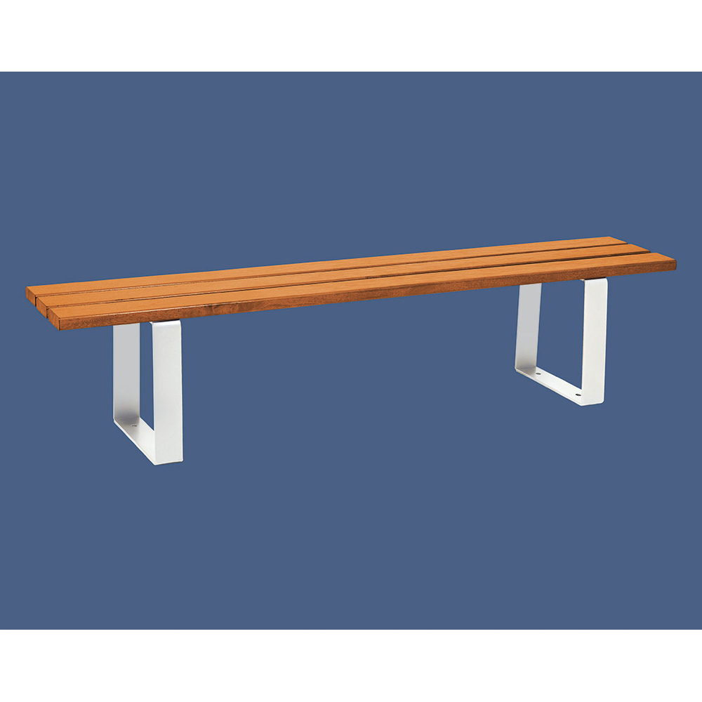 Banquette Riga RAL9010 - lasuré chêne clair - PROCITY - 209186.9010.CHEC