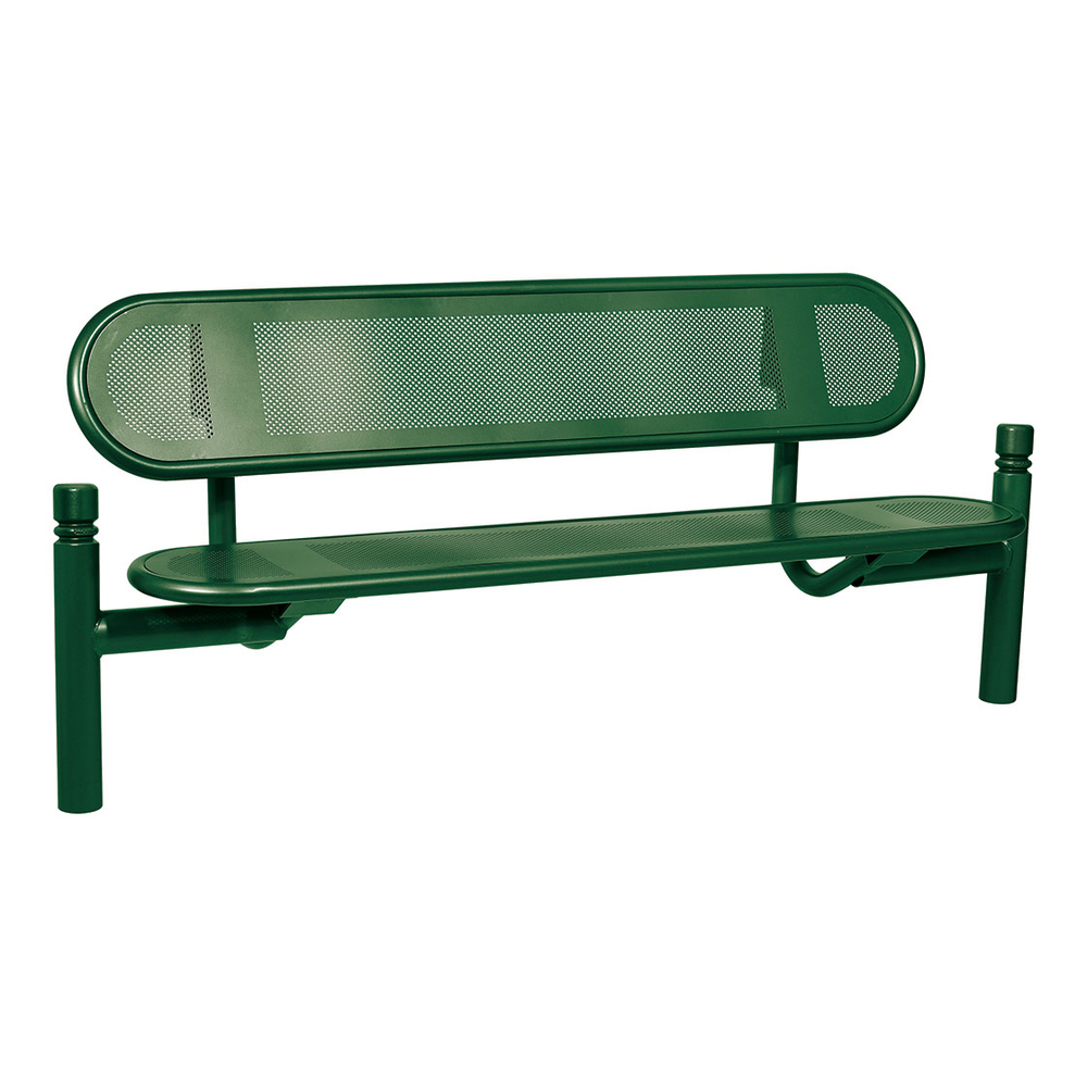 Banc acier Estoril City RAL6005 - PROCITY - 209320.6005