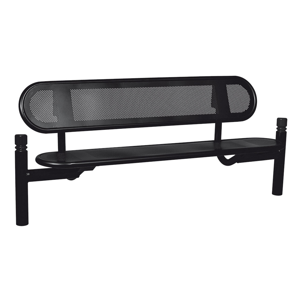 Banc acier Estoril City RAL9005 - PROCITY - 209320.9005