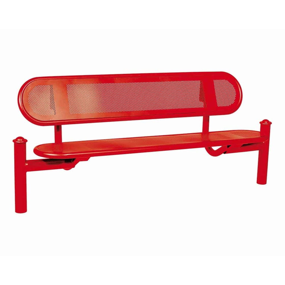 Banc acier Estoril Agora RAL3020 - PROCITY - 209321.3020