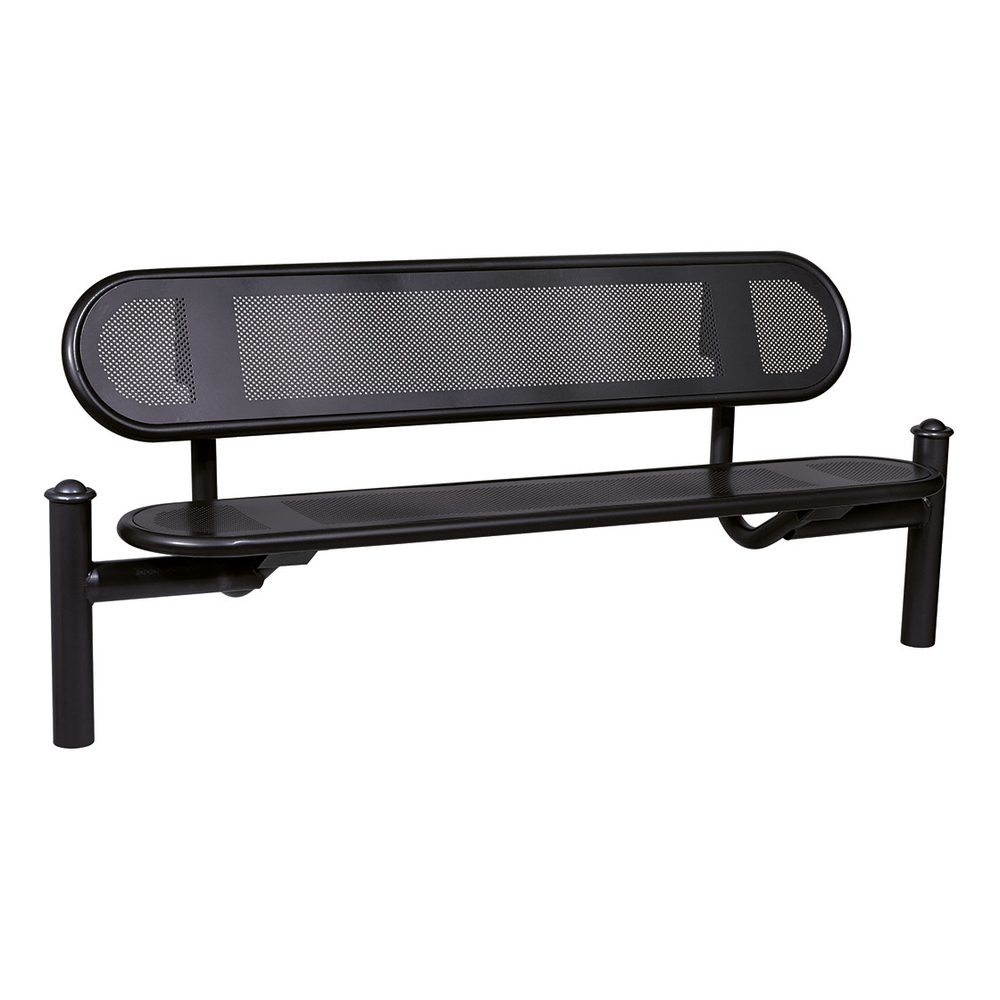 Banc acier Estoril Agora RAL9005 - PROCITY - 209321.9005