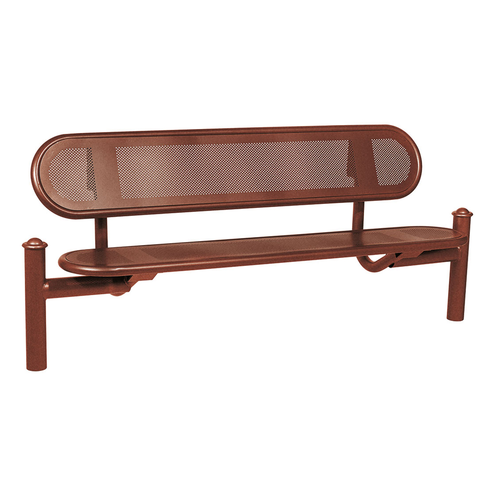 Banc acier Estoril Agora Aspect Corten - PROCITY - 209321.S025